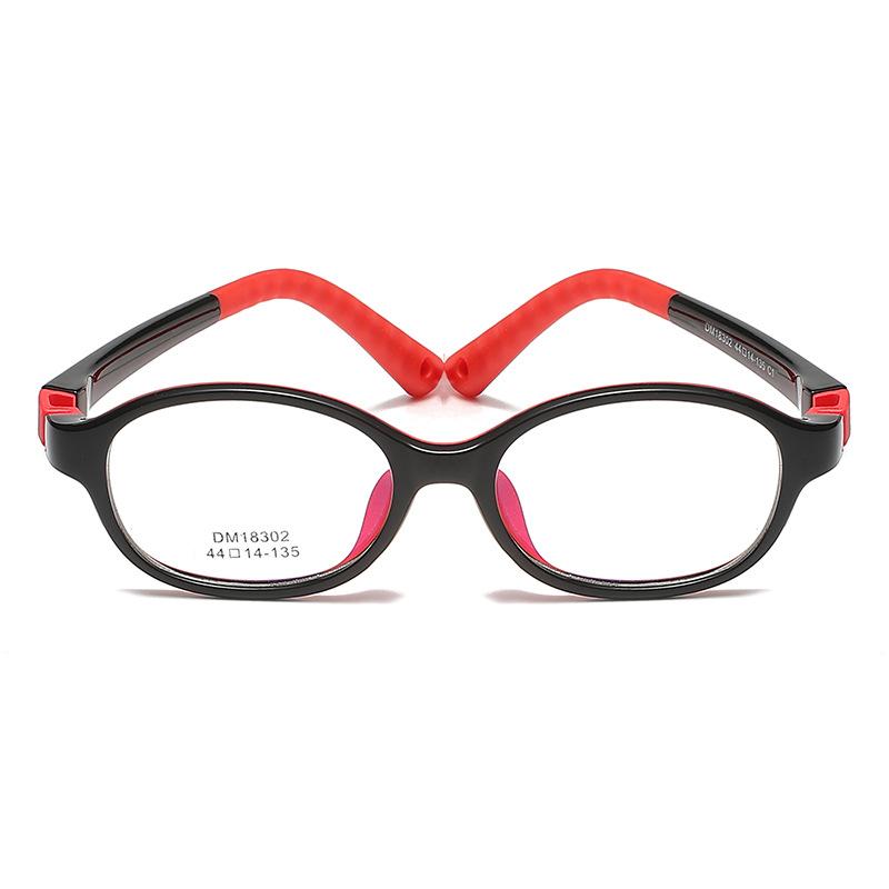 Новое качество, двухцветная детская оправа для очков, мягкая силиконовая оправа для очков для мальчиков и девочек, очки для близорукости