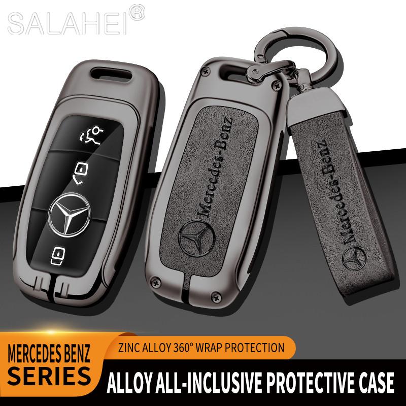 ZQE1 Car Key Case Cover Keychain Protection Shell For Mercedes Benz W205 W213 X253 W222 W206 W223 X254 EQE EQS A C E S GLC EQ Series