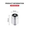 BAL1 4PCS Metal Car Tire Valve Caps Decor Dust-proof Auto Sports Emblem For Mercedes Benz W211 W204 W210 CLA GLA Auto Accessories