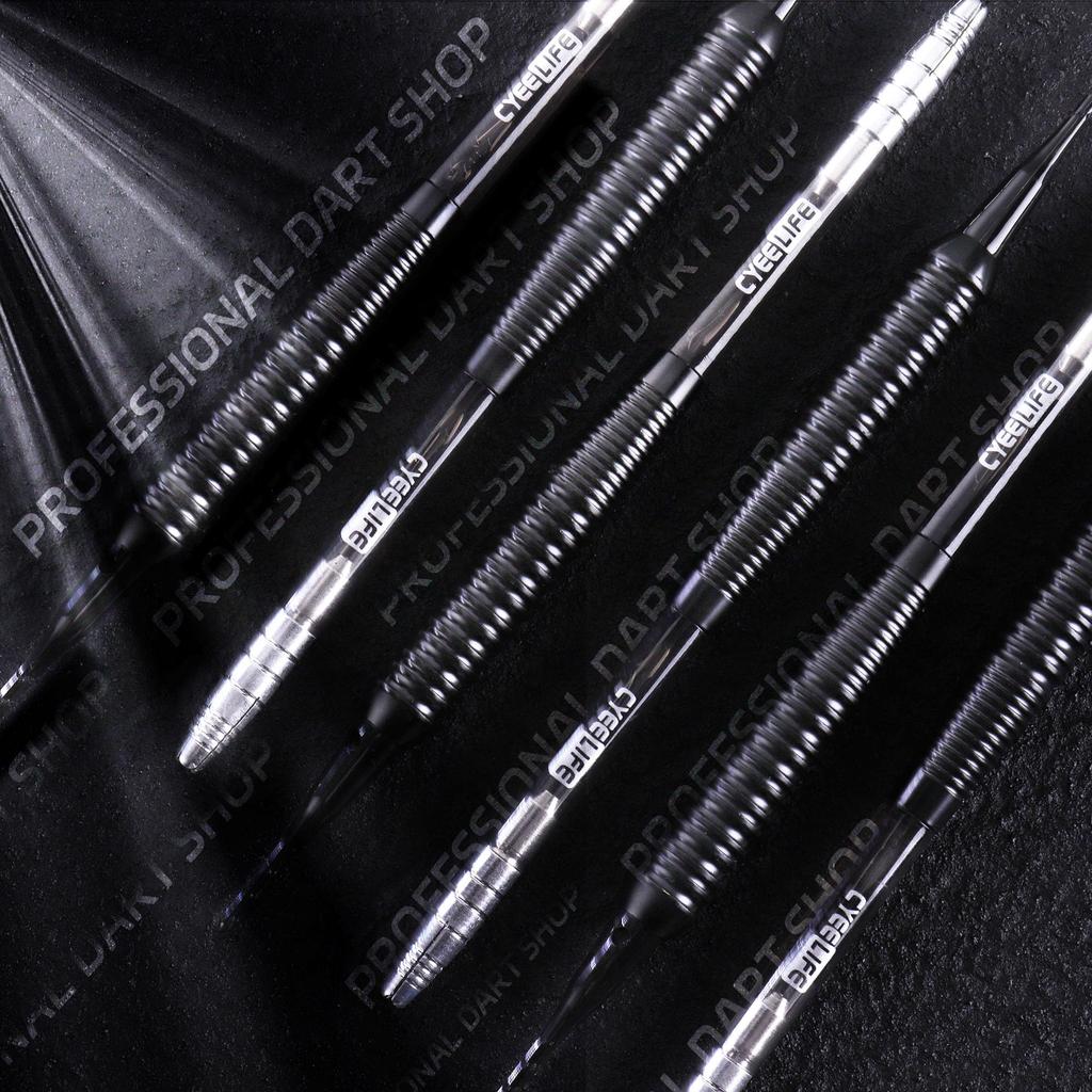 Cyeelife 12 шт. Профессиональный набор дротиков с мягким наконечником 18 г, пластиковым наконечником, 13 прозрачными ПК, 100 дополнительными дротиками, 16 защитными протекторами для оперения и электронным ключом для дротиков