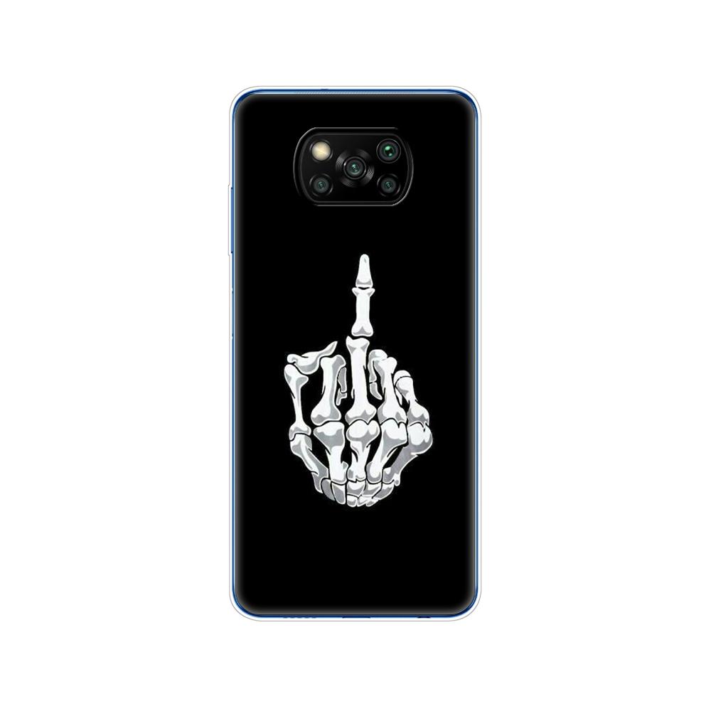 Для Xiaomi Poco X3 NFC силиконовый чехол с мягкой задней панелью для POCO X3 pro, чехол из ТПУ, бампер для Poco X 3 PocoX3 NFC 6,67 дюйма, Global Phone etui