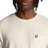 Lyle & Scott Mens Stripe Textured T-Shirt