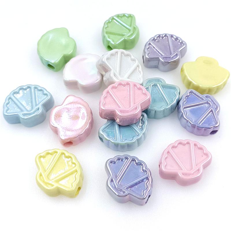 Ожерелье, браслет, модные УФ-ослепления, 5 шт., стерео вентилятор, свободные бусины, материал ручной работы, ювелирные аксессуары, сделай сам