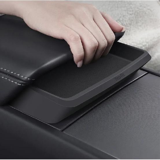 For Tesla Model 3 Highland Central Armrest Storage Box Car Glasses Phone Storage Multi-function Model Y Juniper 2025 Accessories