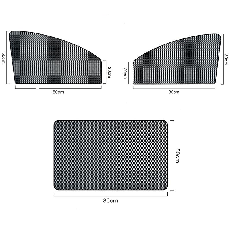 Магнитный автомобильный козырек от солнца, защита от ультрафиолета, автомобильная штора, солнцезащитный козырек на окно автомобиля, сетчатый солнцезащитный козырек на боковое окно, летняя защитная оконная пленка