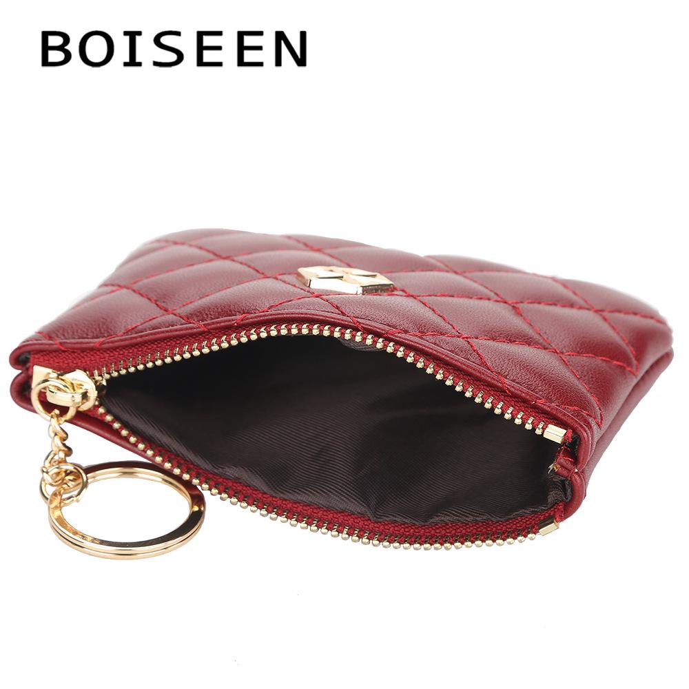 Women's Simple Fashion Wallet Pu Leather Short Purse Zipper Coin Purse Small Metal Ring Bag Key Wallet