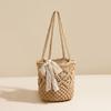 Woven Bag Casual Bucket Bag Commuter Beach Straw Bag Women'S Bag Versatile Shoulder Armpit Bag