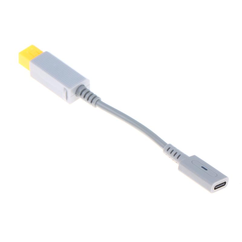 Адаптер питания Type C Female на Wii U, 12 см, кабель для зарядки с триггером PD для консоли Wii U, шнур питания