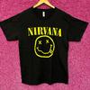 Nirvana Never Mind Смайлик гранж Рок Футболка размер большой
