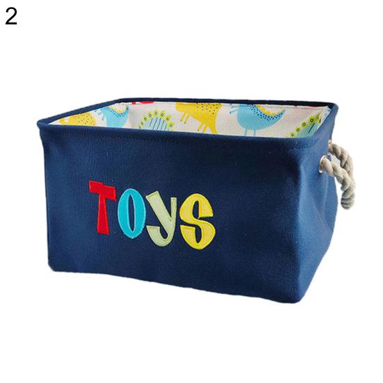 Холст Складной Вышивка Мультфильм Динозавр Игрушка Корзина Для Хранения Прачечной Организатор