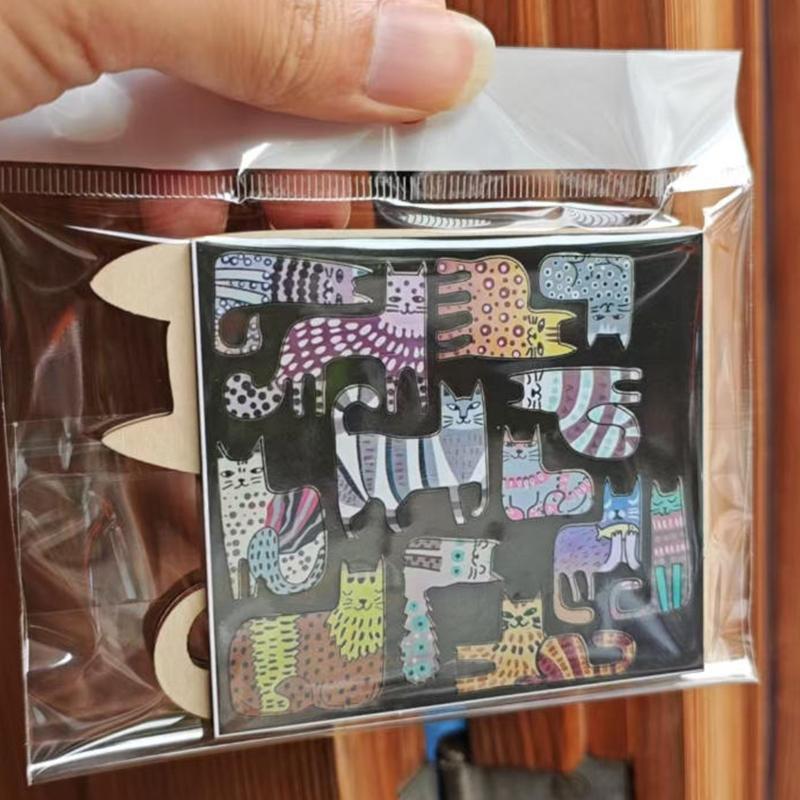 Irregular Cat Wooden Puzzle Expressive Puzzle Toys Unique Animal Shapes Relax Gift Decorative Art Piece Brain Teaser Game