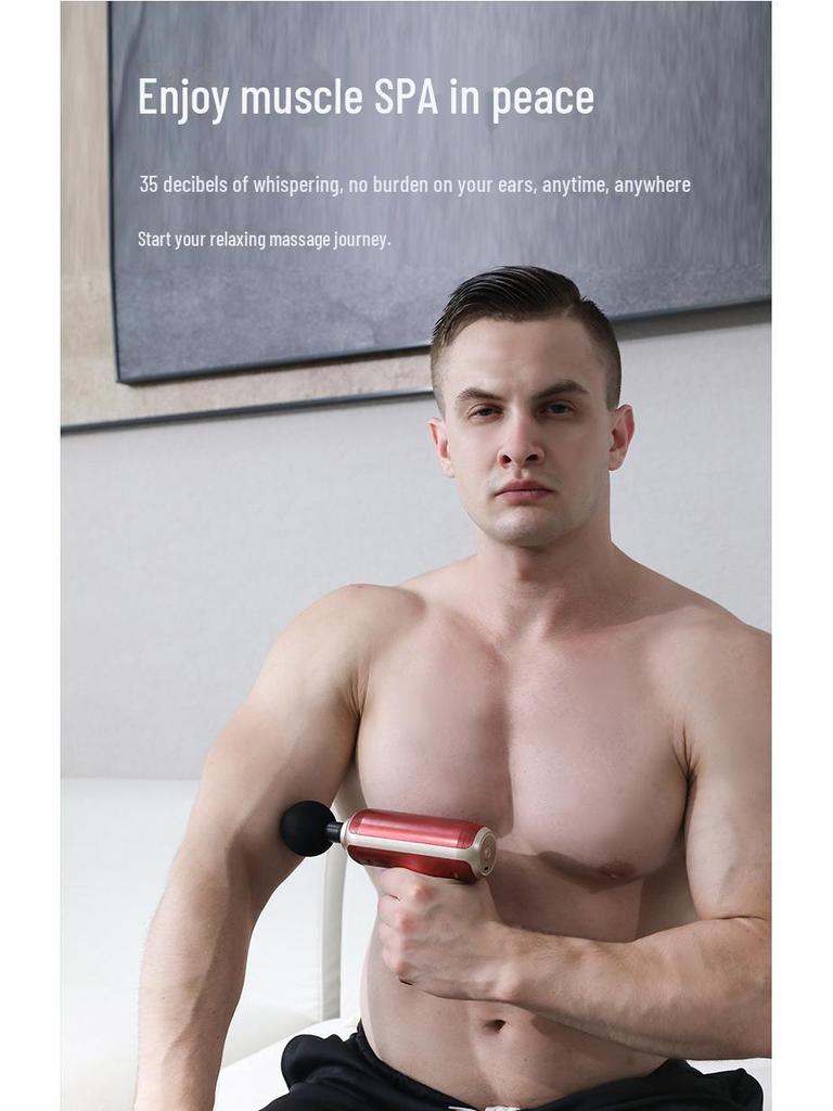 Женский портативный мини-фасциальный пистолет: Креативный электрический меридианный массажер для трансграничного здравоохранения