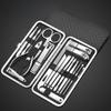 Stainless Steel Nail Clipper Set for Hand and Foot Care, with Scissors and Groove Cleaner