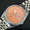 АВТОМАТИЧЕСКИЕ ВИНТАЖНЫЕ ВОССТАНОВЛЕННЫЕ SEIKO 5 6309A ЯПОНИЯ МУЖСКИЕ ОРАНЖЕВЫЕ ЧАСЫ a442495-1