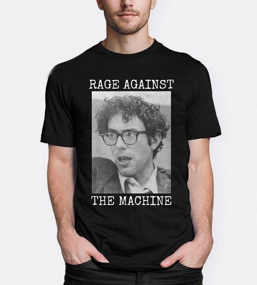 Rage Against The Machine Молодой Берни Сандерс Унисекс Черная Футболка Унисекс Футболка
