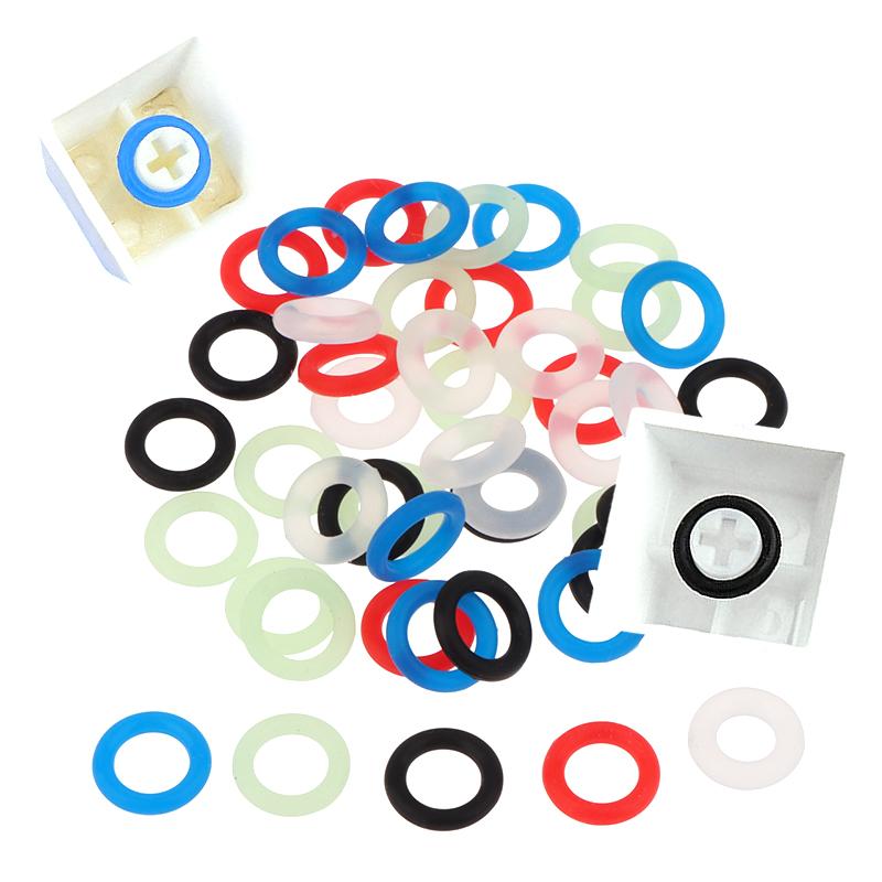 108 шт. Колпачки клавиш Резиновые уплотнительные кольца Демпферы переключателей Демпфер Звукопоглощающие Тишина Под колпачками клавиш Для механической клавиатуры