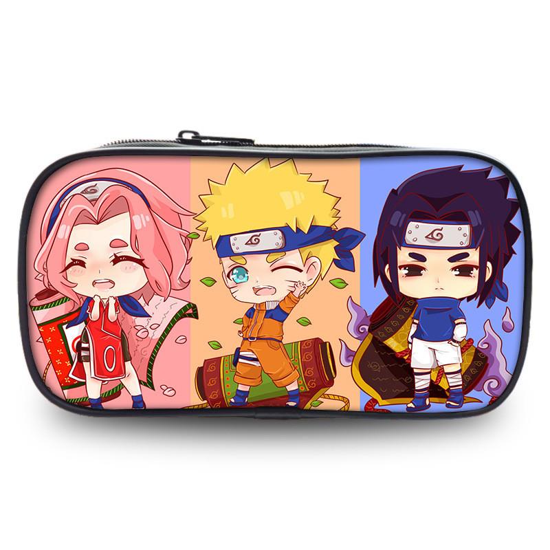 Naruto Anime Character Print Single Layer Stationery Storage Bagfor Students