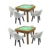 1/12 Scale Miniature Mahjong Table and Chair Model Figurine For Doll House With Realistic And Fine Detail Scene Setting