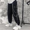 Women Cargo Harem Pants Side Pockets Black White Hip Hop Casual Female Joggers Trousers Fashion Casual Streetwear Pants
