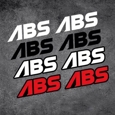 2Pcs ABS Motorcycle Modification Reflective Stickers Motorbike Front Mudguard Brake Decoration Waterproof Decals Vinyl Material