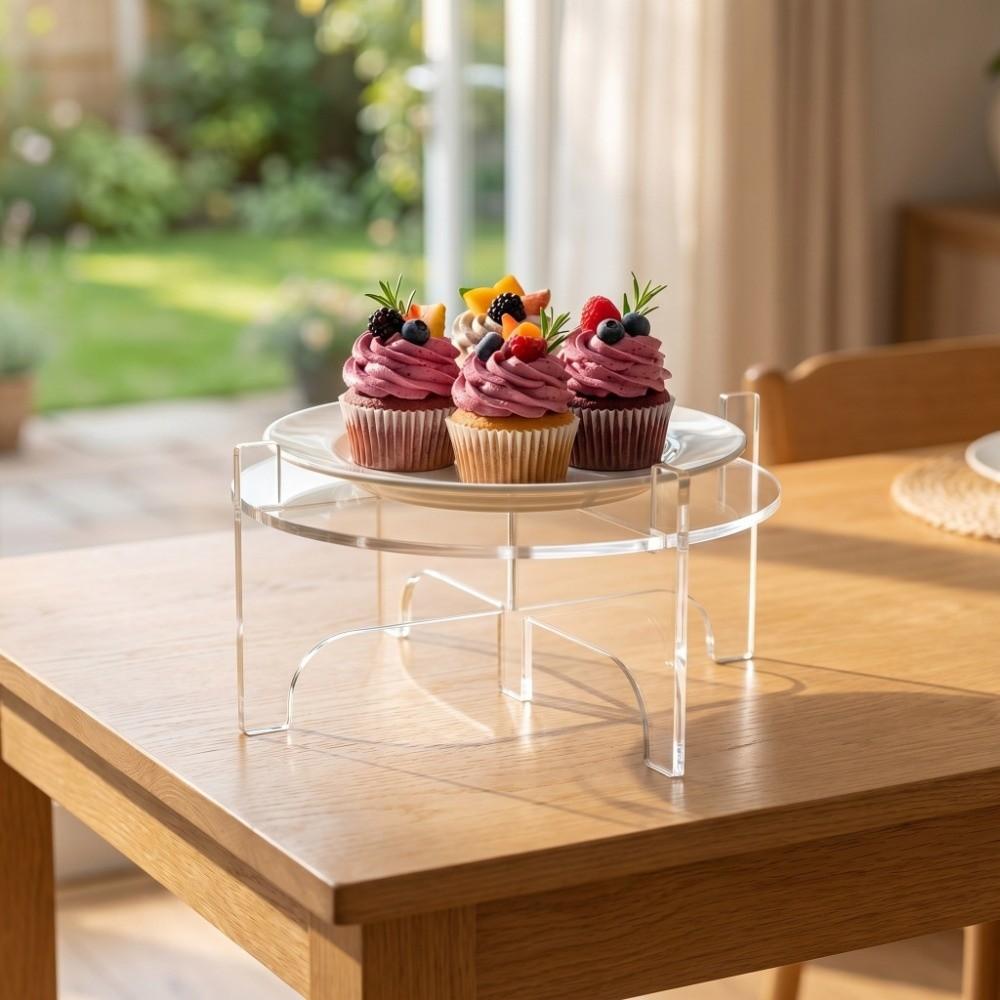 Detachable Countertop Support Holder Transparent Foods Organizer Stand Tavern