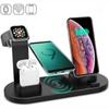 4 In 1 Qi Wireless Charger Stand For iPhone 14 13 12 11 Pro Max Fast Charging Dock Stand Apple Watch Ultra 8 7 AirPods Pro Samsung S23