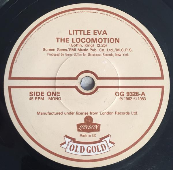7-дюймовая пластинка LITTLE EVA The Locomotion Keep Your Hands Of OG9328 Old Gold 1983 UK Rock Б/у