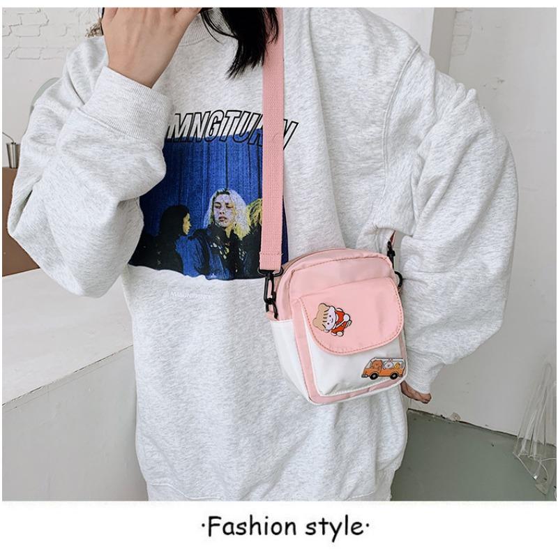 Студенческая симпатичная сумка через плечо женская корейская версия студенческая повседневная сумка через плечо