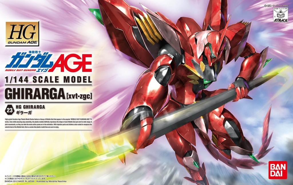 Bandai Hobby #23 Ghirarga Gundam Age 1/144 - High Grade Age