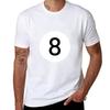 8 ball biliard pool T-Shirt man t shirts cotton man t shirt designer t shirt personalised T-Shirt
