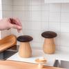 Mushroom Toothpick Box Solid Wood Home Decor High-value Toothpick Can  Living Room
