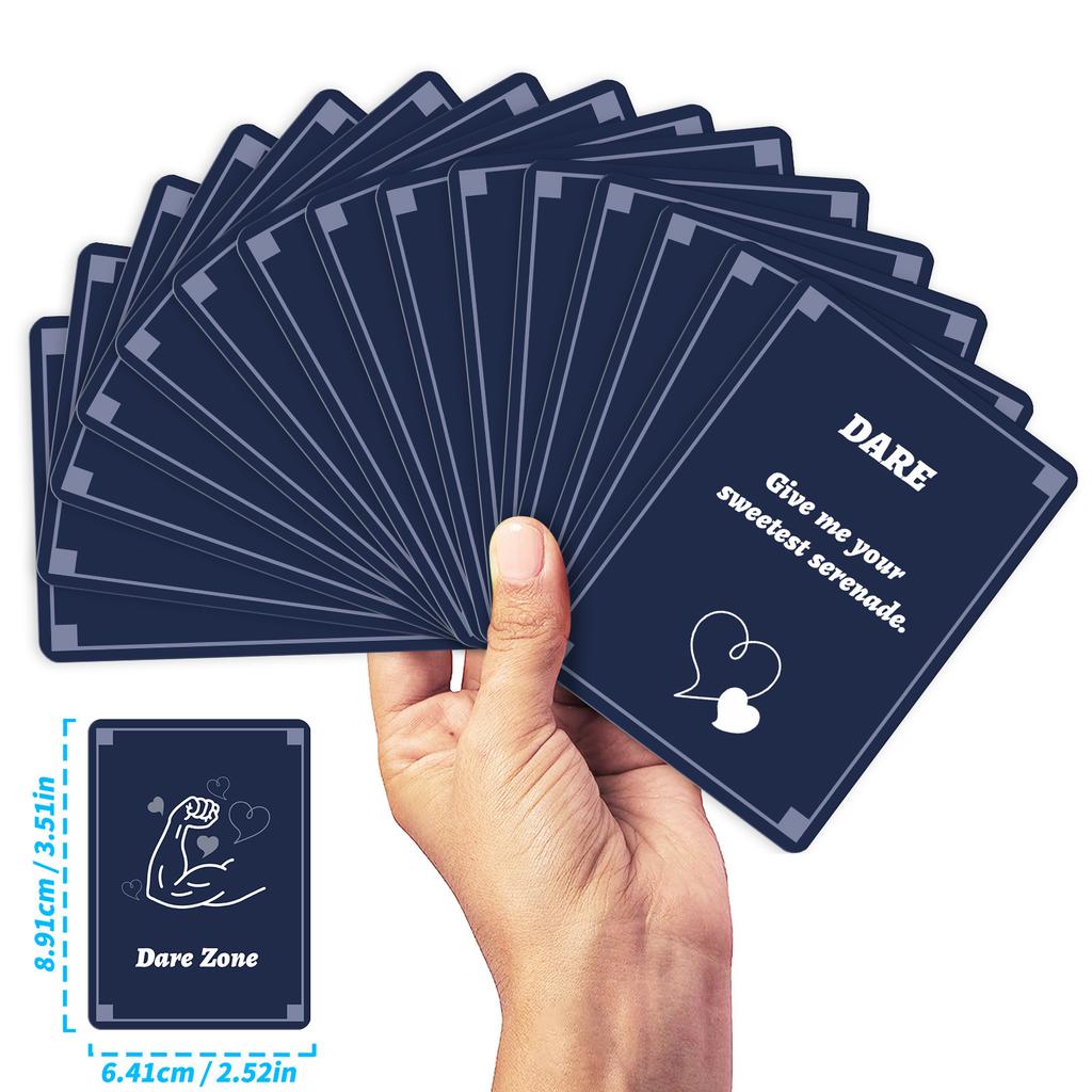 Интерактивные карточки для настольной игры для вечеринок, светских мероприятий, с зоной «Дерзни»