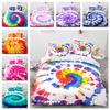 Colorful Pattern Series Household Bedding Set Queen King Full-size Single Bed 3D Color Quilt Cover and Pillowcase Household Adult and Child Bedding