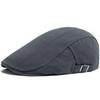 Men's Berets Classic Casual Solid Color Newsboy Cap Fashion Vintage Cotton Visor Hats For Men Summer Beret Higher Quality