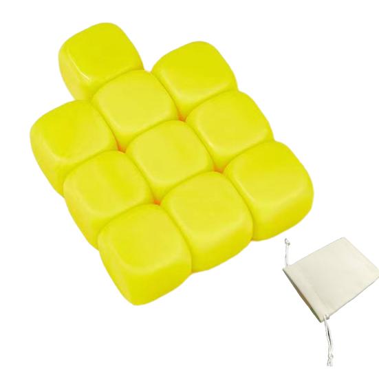 10 шт. ностальгическая игра по ловле камней с тканевой сумкой для развития координации движений рук и глаз, цветные традиционные игральные кости, игрушка для захвата кубиков