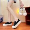 2025 летние новые корейские туфли с дышащей подошвой, маленькие белые туфли, женские повседневные туфли с толстой подошвой, универсальные женские туфли M16