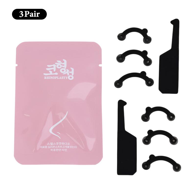 3D Красота Зажим-корректор для носа Массажный инструмент Подъем носа Формирующий зажим Клипса Шейпер Переносица Выпрямление Без боли 3 размера