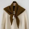 Premium Australian Wool Women's Spring Scarf - Solid Color Cashmere Triangle Shawl & Neck Warmer