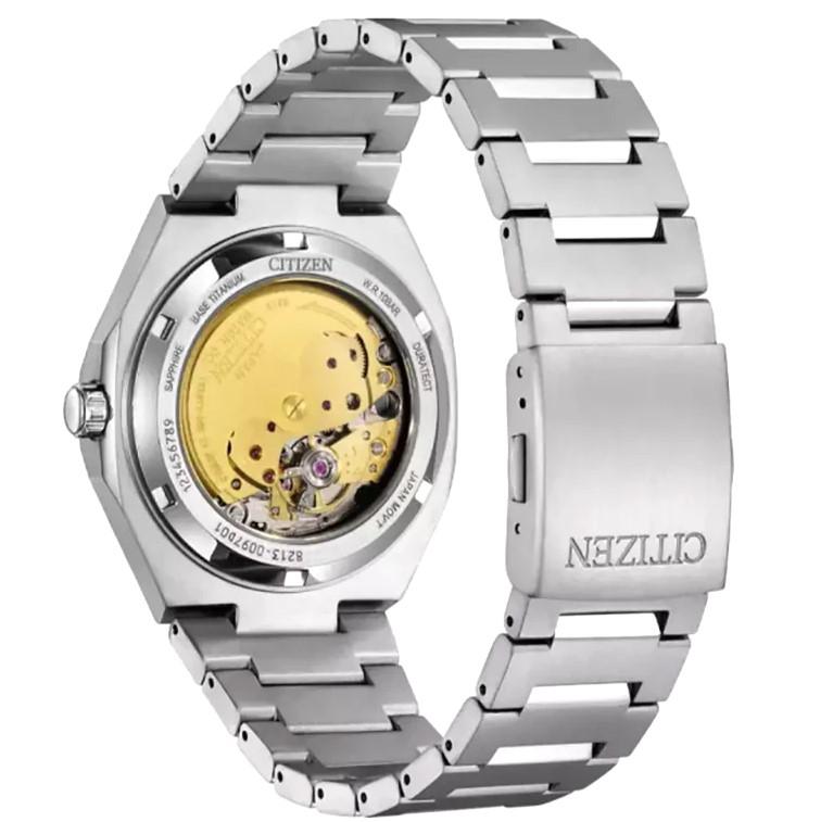 Citizen Мужские механические часы Zenshin Super Titanium с запасом хода 40 часов NJ0180-80H