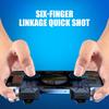 1 Pair S1 6-finger Chicken-eating Joystick Aim Mechanical Key-assisted Button Mobile Phone Gaming Accessorie