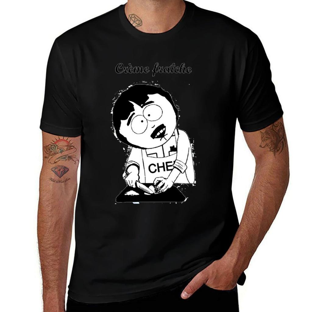 Creme Fraiche South park T-Shirt Comfortable Basic Crew Neck Tee