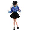 Plaid Sweater Doll Sweater Skirt Set Multicolor Mini College Suit Fashion Doll Clothes