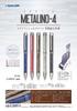SAILOR Multi-function Pen 3 Colors + SHARP Metalino4 blue 16-0222-240