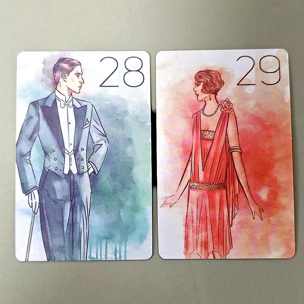 9*6 см Невинные секреты Ленорман 36 шт. Карточки Мягкие и нежные цвета, созданные с нежной и текучей природой акварели