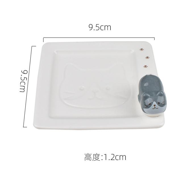 1PC Soy Sauce Japanese Ceramic Tiny Plate Bowl Creativity Home Restaurant Vinegar Mustard Seasoning Animal Ceramic Dish Kitchen