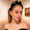Elegant Velvet Triangle Headband British Vintage Hair Accessories Simple Crown Hair Hoop  Women