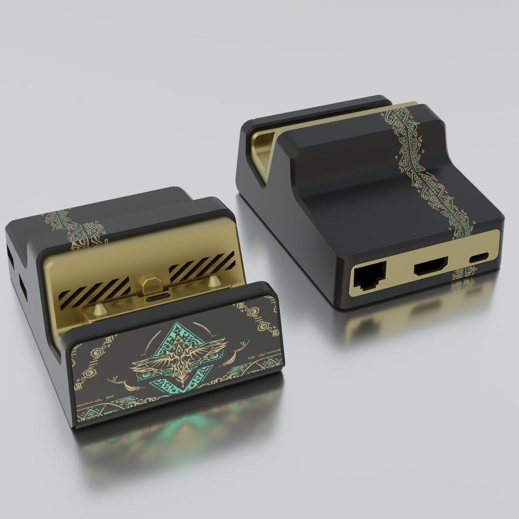 Корпус док-станции и микросхема печатной платы в комплект не входят. Сменный корпус для eXtremeRate Nintendo Switch Dock AiryDocky DIY Kit в переработанном портативном корпусе.