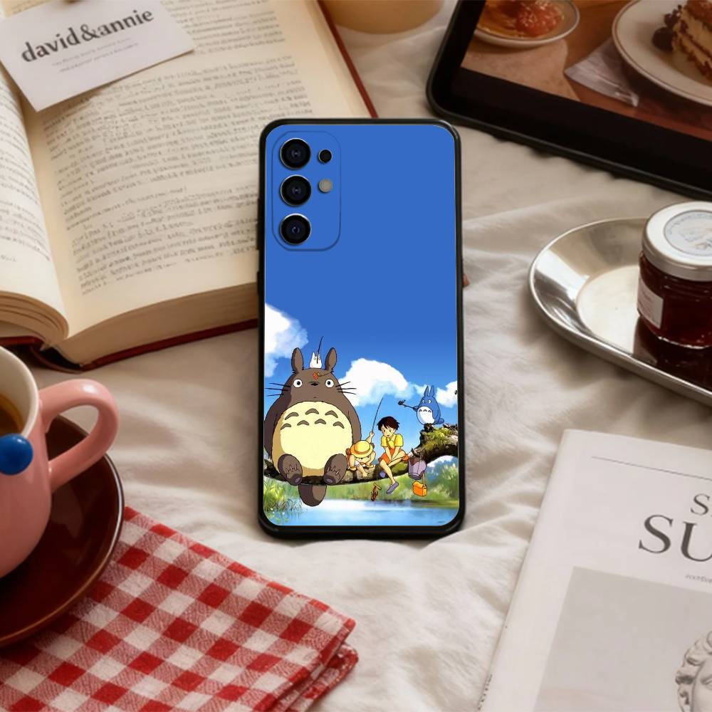 Милый Чехол Для Телефона Мой Сосед Тоторо-MNT Для Samsung S 25,24,23,22,30,21,10,9,Ultra,Plus,Lite,FE,4,5 G Мягкий Черный Чехол