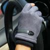 Warm Thick Fingerless Mens Mittens Half Finger Winter Gloves Thermal