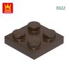 Нетоксичный 167 шт./лот 3022 2x2 Базовый Строительный Блок Moc Классические Аксессуары Совместимые с Кирпичиками Diy Детская Игрушка Сборка Подарочная Коробка